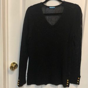 Knitted long sleeve top